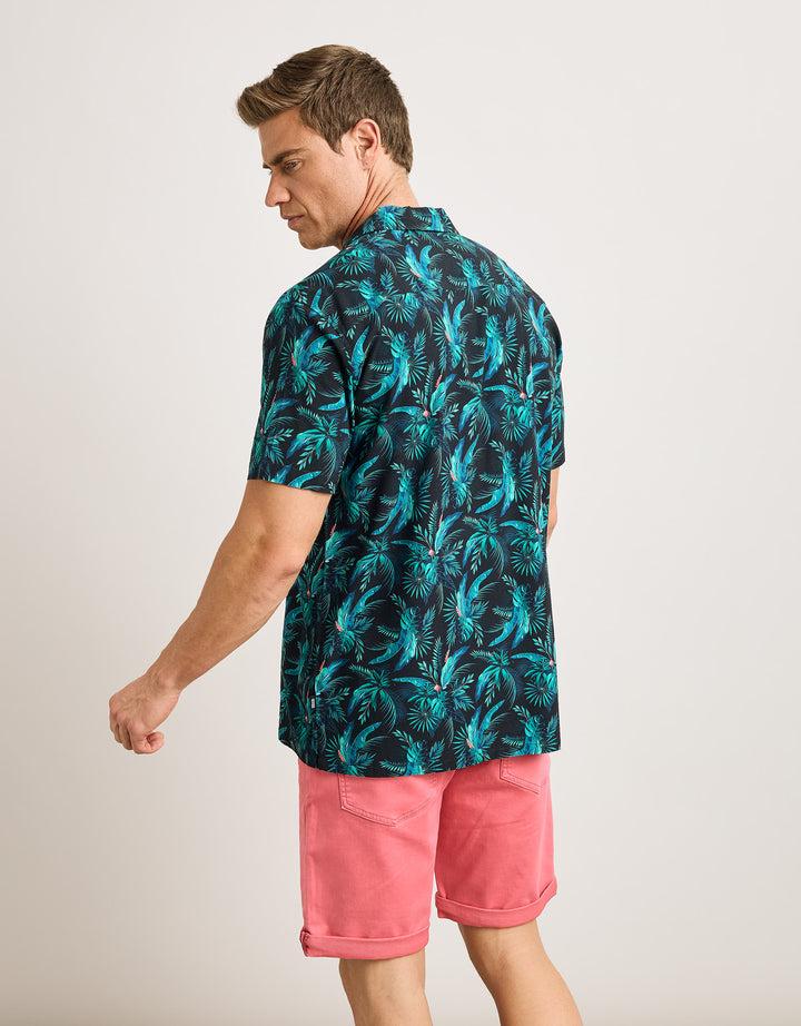 koala bay Camisa Manga Corta Azul Marino - Amazono Ofertas