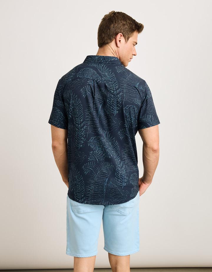 koala bay Camisa Manga Corta Azul Marino - Furaira En oferta
