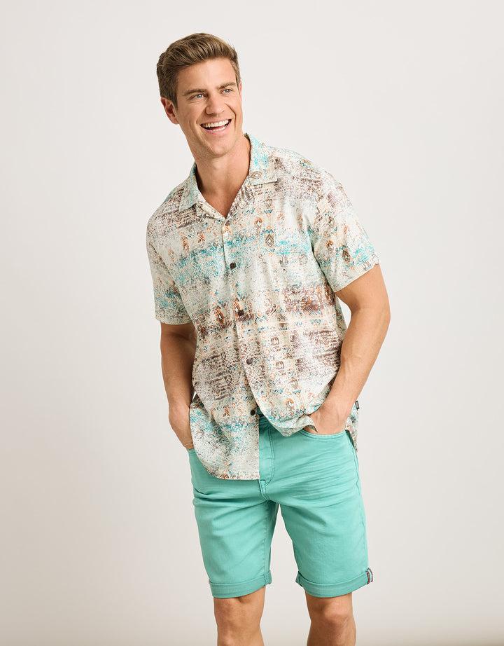 koala bay Camisa Manga Corta Multicolor - Marittima Rebajas baratas
