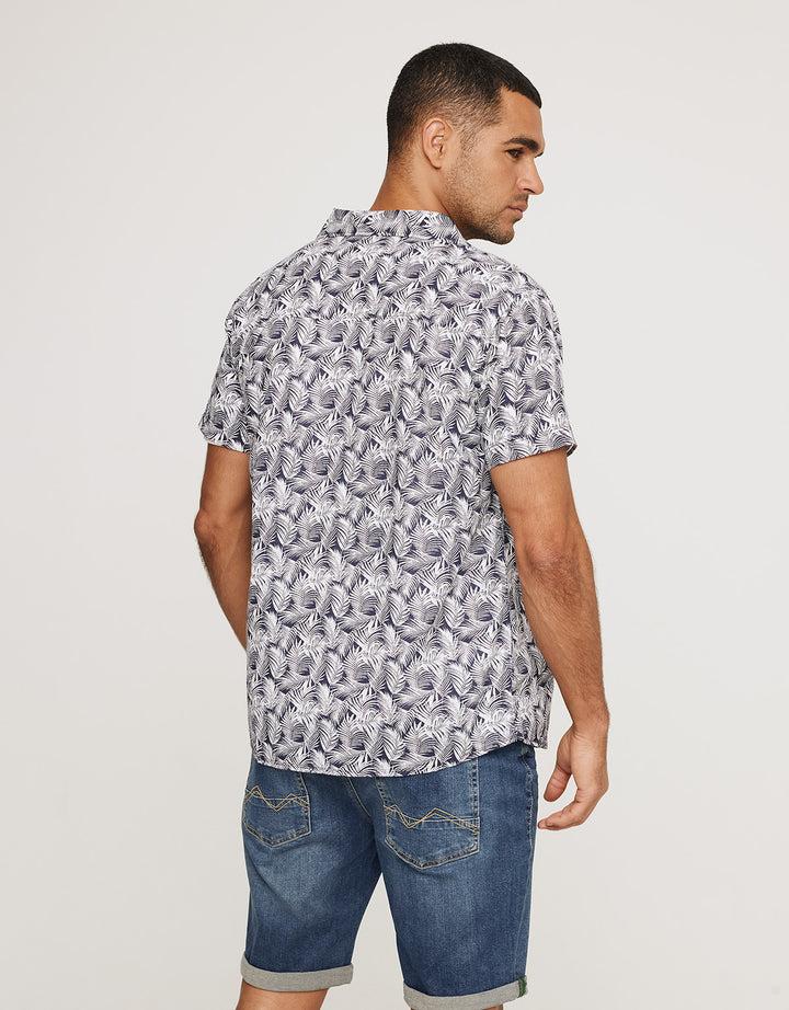 koala bay Camisa Manga Corta Azul Marino - Yarrow Rebajas de fábrica