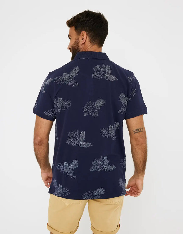 koala bay Polo Manga Corta Estampado - Pakiri Promoción por tiempo limitado