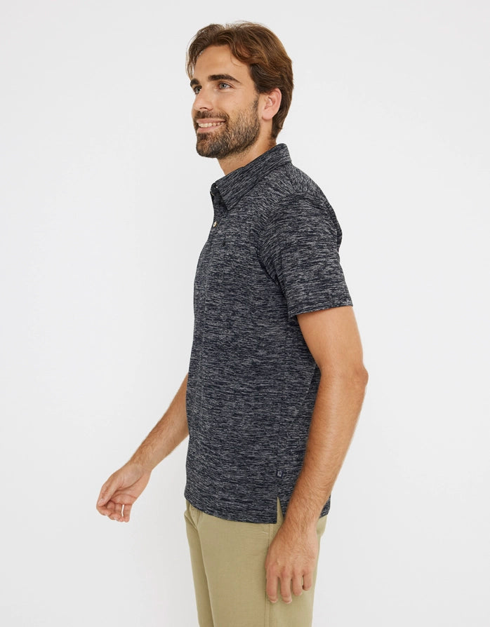 koala bay Polo Manga Corta Negro - Harpo Oferta especial de fábrica