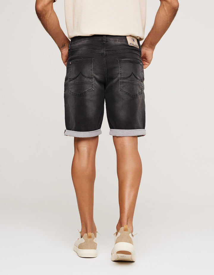 koala bay Bermuda Denim Negro - Melbourne Liquidación