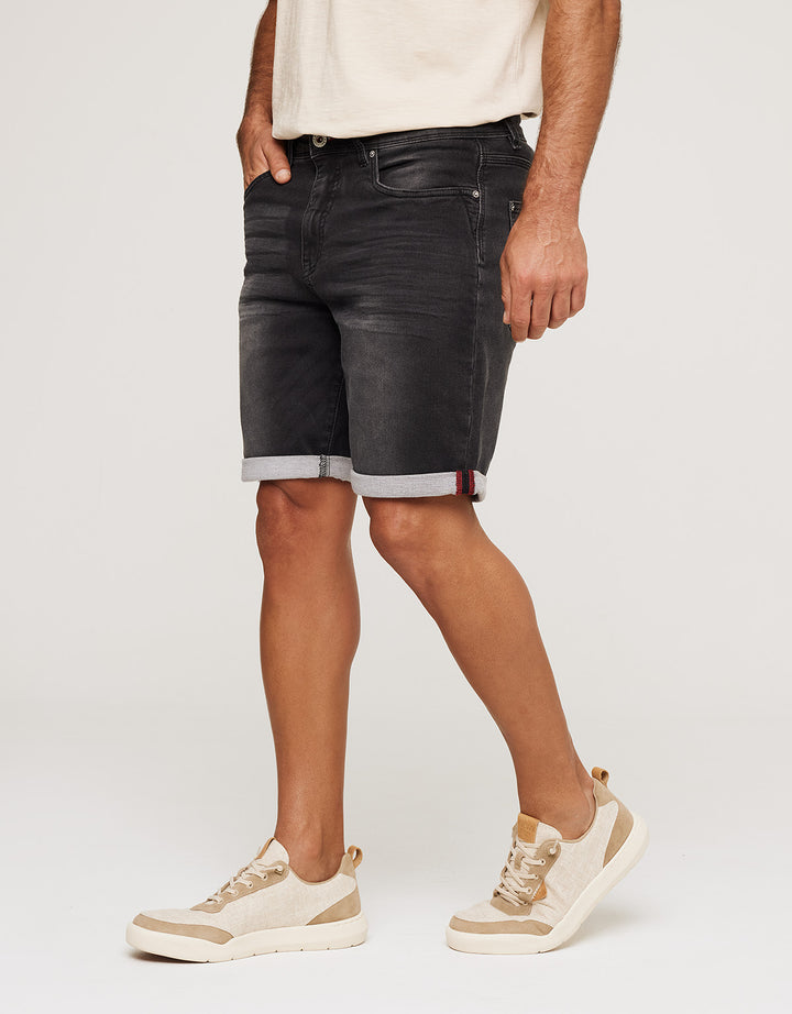 koala bay Bermuda Denim Negro - Melbourne Liquidación