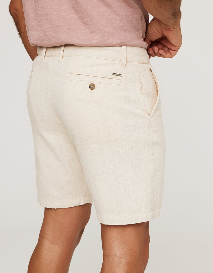 koala bay Bermuda Algodón Beige - Nafio Descuento por venta flash