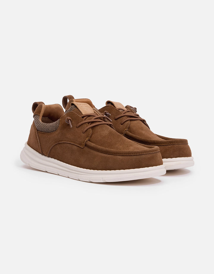 koala bay Zapato Casual Wallabee Ante Marrón - Torkel Mejor oferta