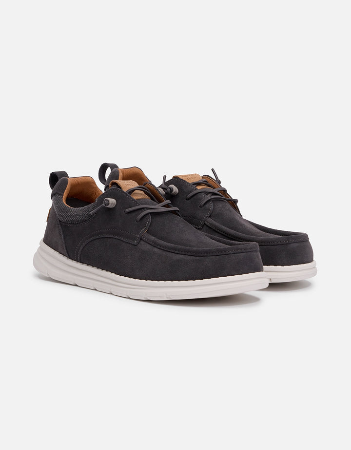koala bay Zapato Casual Wallabee Ante Gris - Torkel Ofertas de temporada