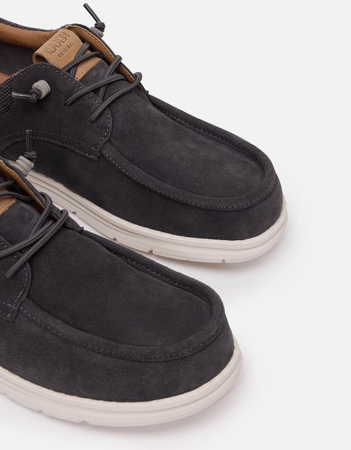 koala bay Zapato Casual Wallabee Ante Gris - Torkel Ofertas de temporada