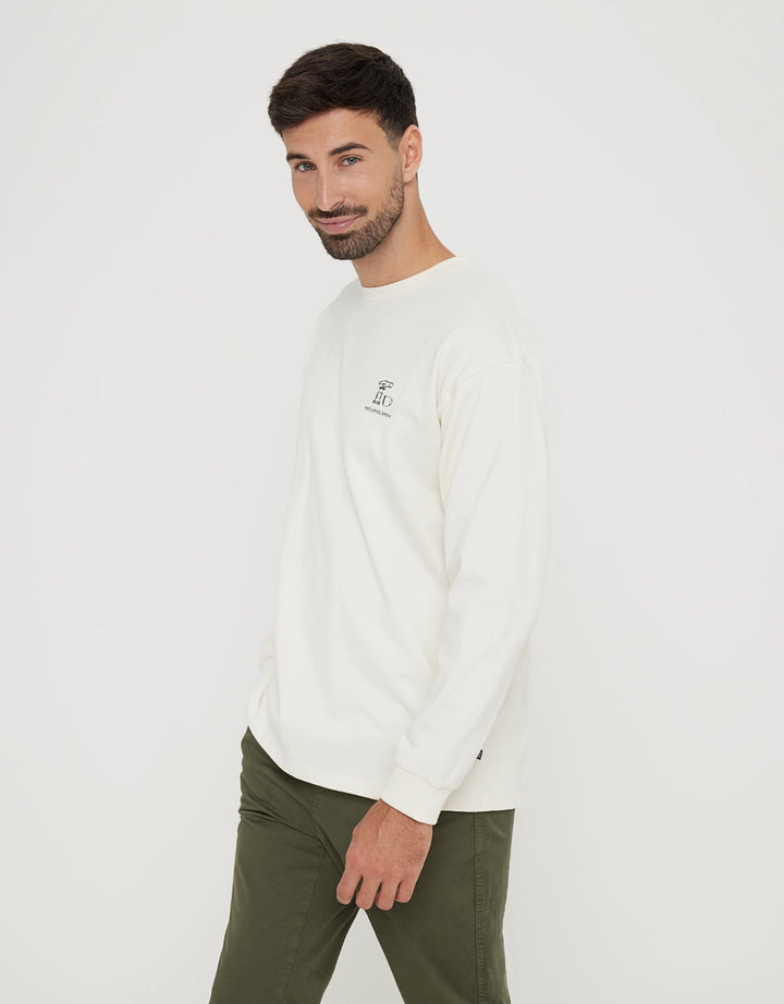 koala bay Sudadera sin Capucha con Estampado Blanco - Isalow Gran oferta