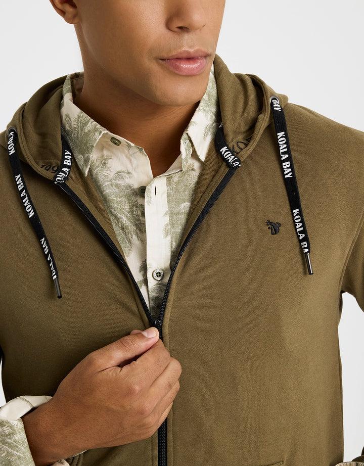 koala bay Sudadera con Capucha Caqui - Bean Ventas relámpago