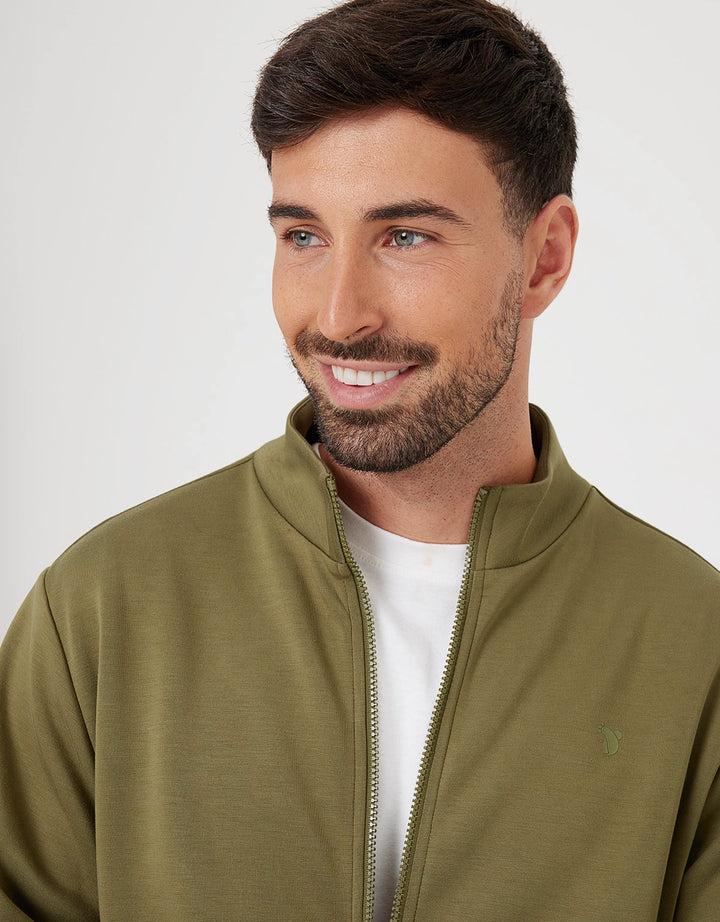 koala bay Sudadera sin Capucha y Cremallera Caqui - Sailsud Envío gratis