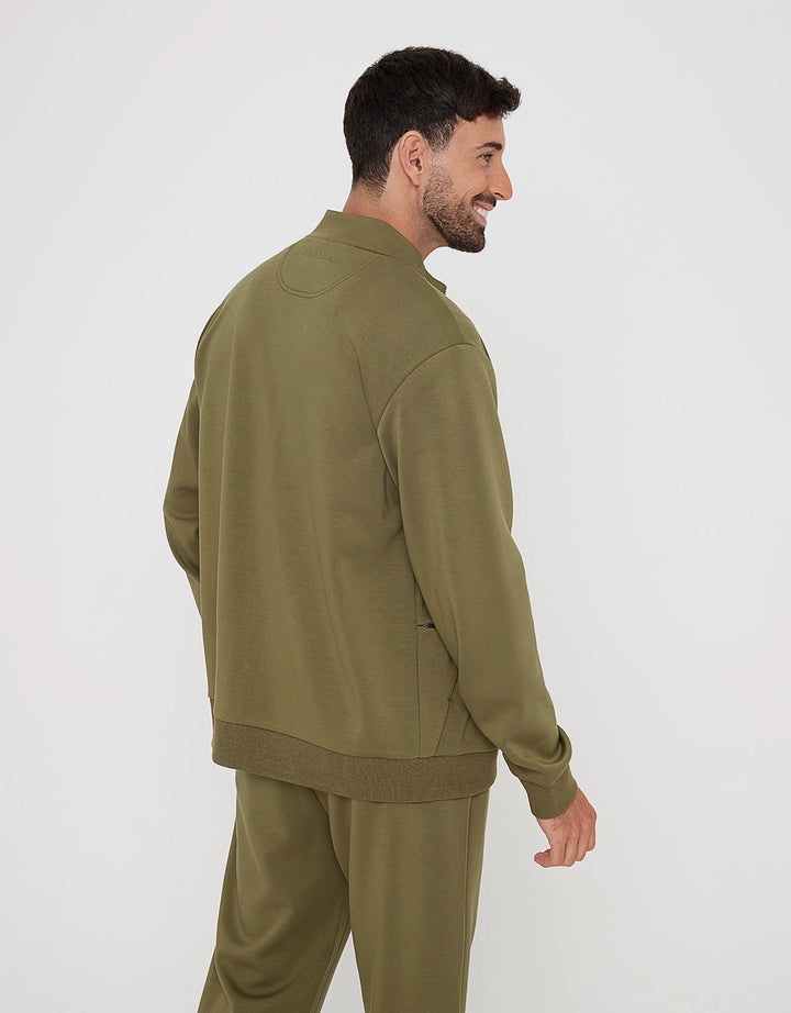 koala bay Sudadera sin Capucha y Cremallera Caqui - Sailsud Envío gratis