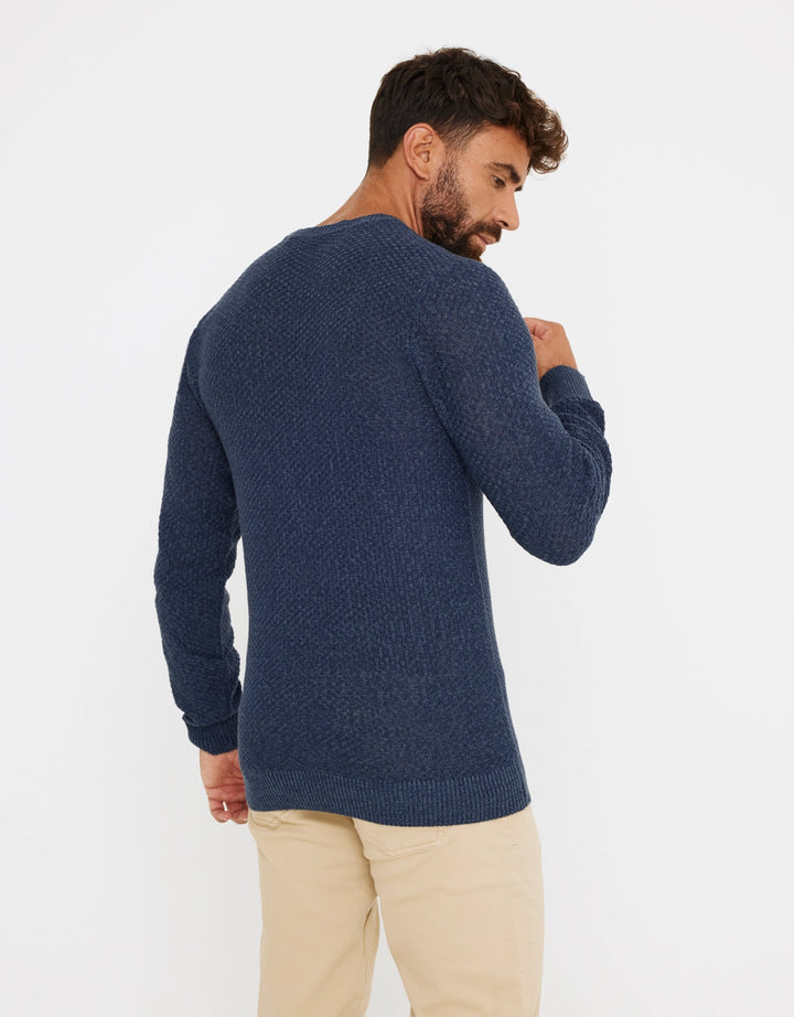koala bay Jersey Textura Azul Marino - Tuter Solo hoy