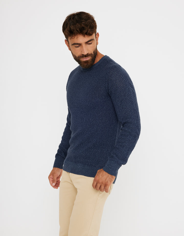 koala bay Jersey Textura Azul Marino - Tuter Solo hoy