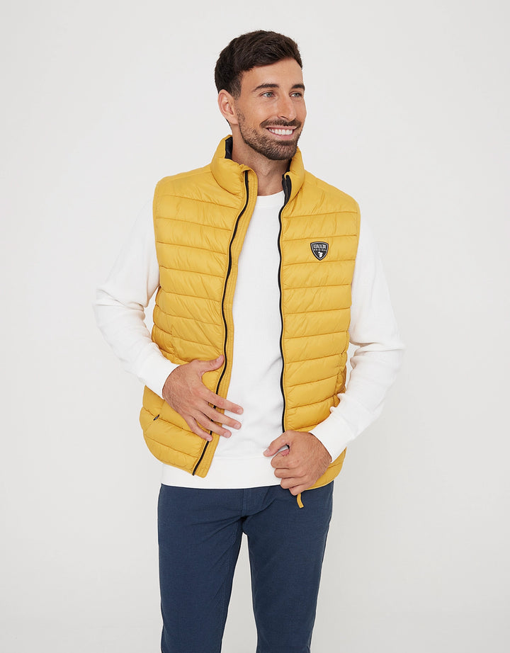 koala bay Chaleco Acolchado Mostaza - Hawes Ofertas
