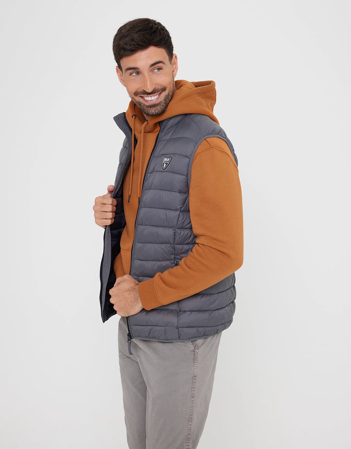koala bay Chaleco Acolchado Gris - Hawes Venta caliente
