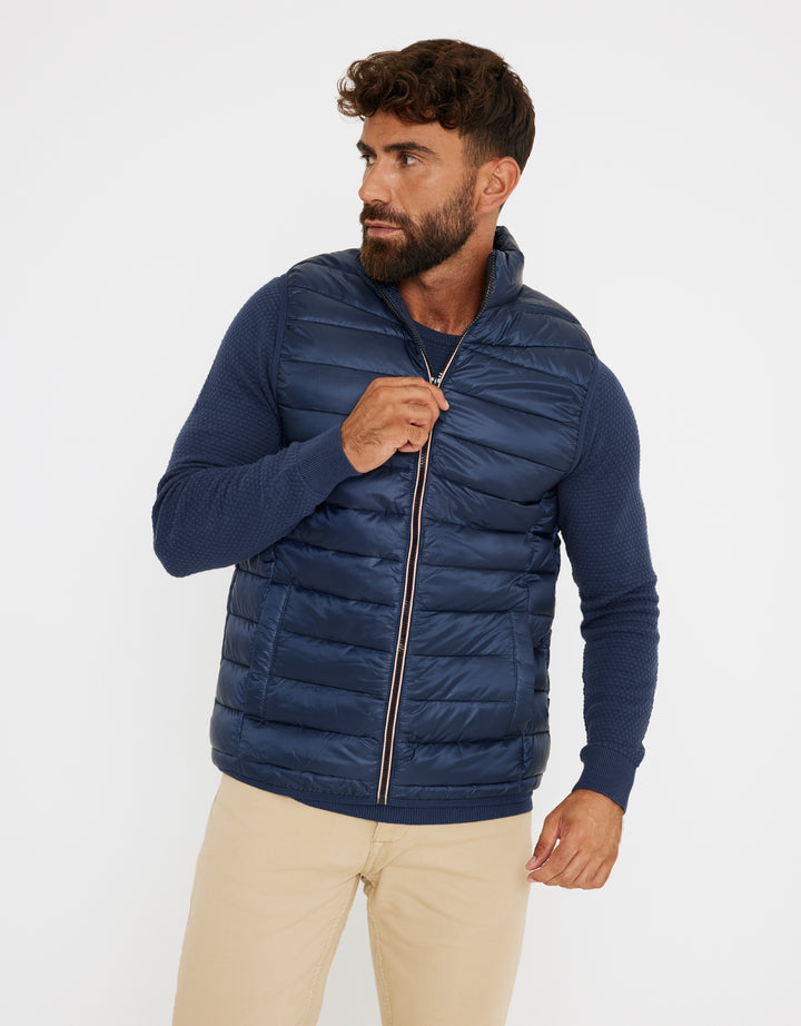 koala bay Chaleco Acolchado Ligero Azul Marino - Penbroke Gran oferta