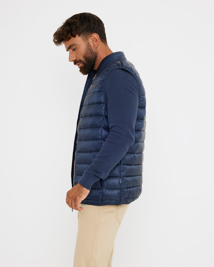 koala bay Chaleco Acolchado Ligero Azul Marino - Penbroke Gran oferta