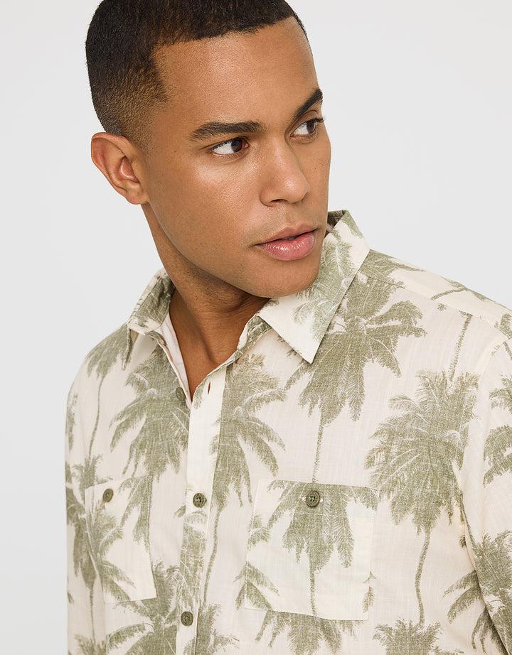 koala bay Camisa Manga Larga Estampado Tropical - Papiro Grandes descuentos