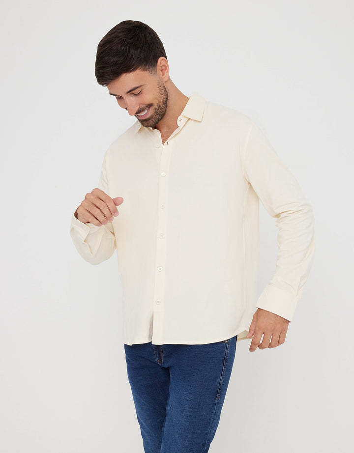 koala bay Camisa Manga Larga Crema - Atti Liquidación