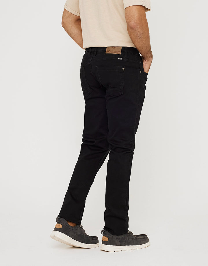 koala bay Pantalón Denim Negro - Lordseat Ofertas especiales