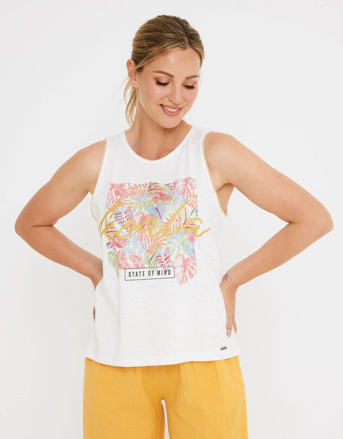 koala bay Camiseta Tirantes Estampada - Mind Rebajas baratas