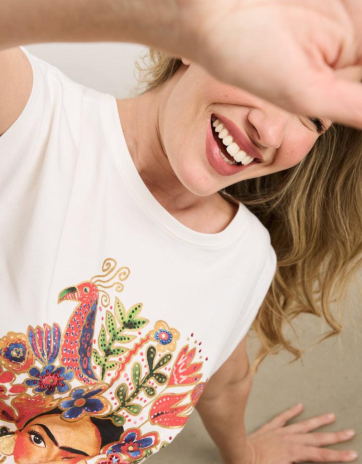 koala bay Camiseta Manga Corta Off White - Frilor Tienda