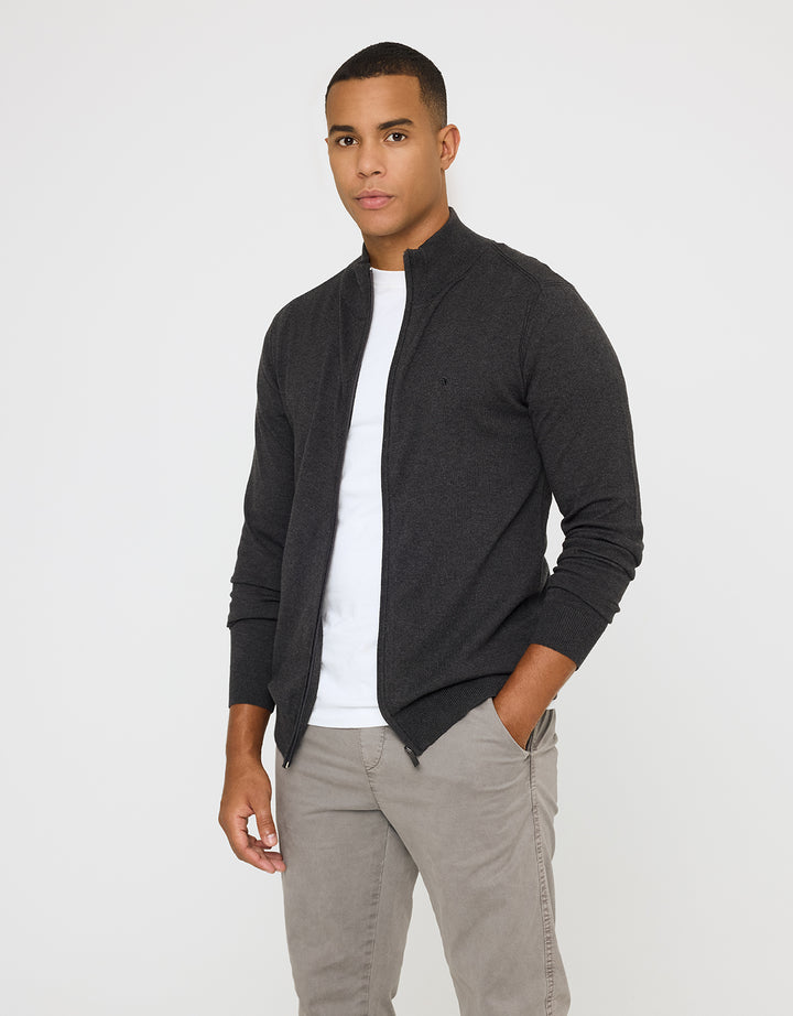 koala bay Jersey con Cremallera Gris - Picos