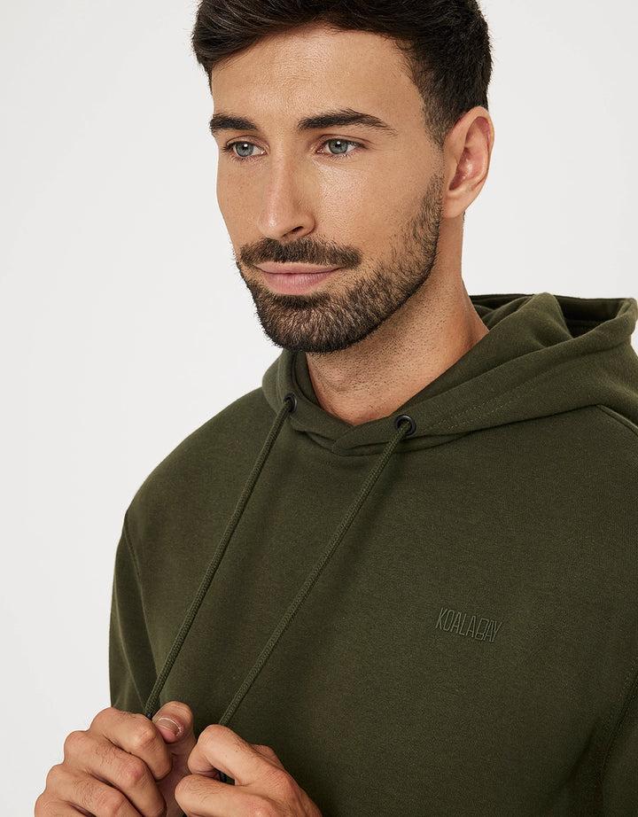koala bay Sudadera con Capucha Caqui - Catbell Liquidación