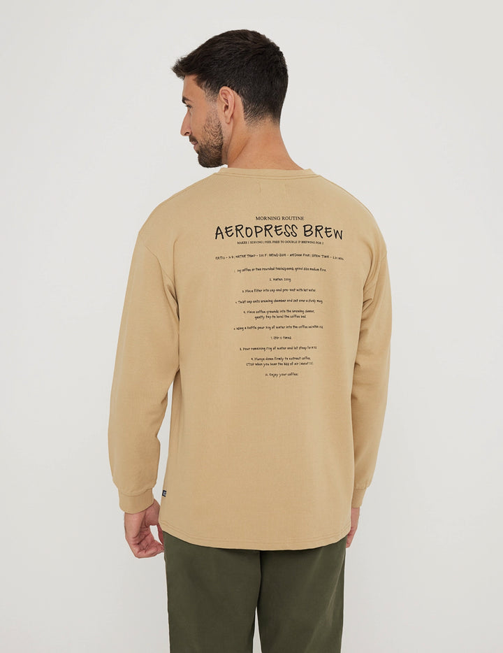 koala bay Sudadera sin Capucha con Estampado Marrón - Isalow Envío internacional gratuito