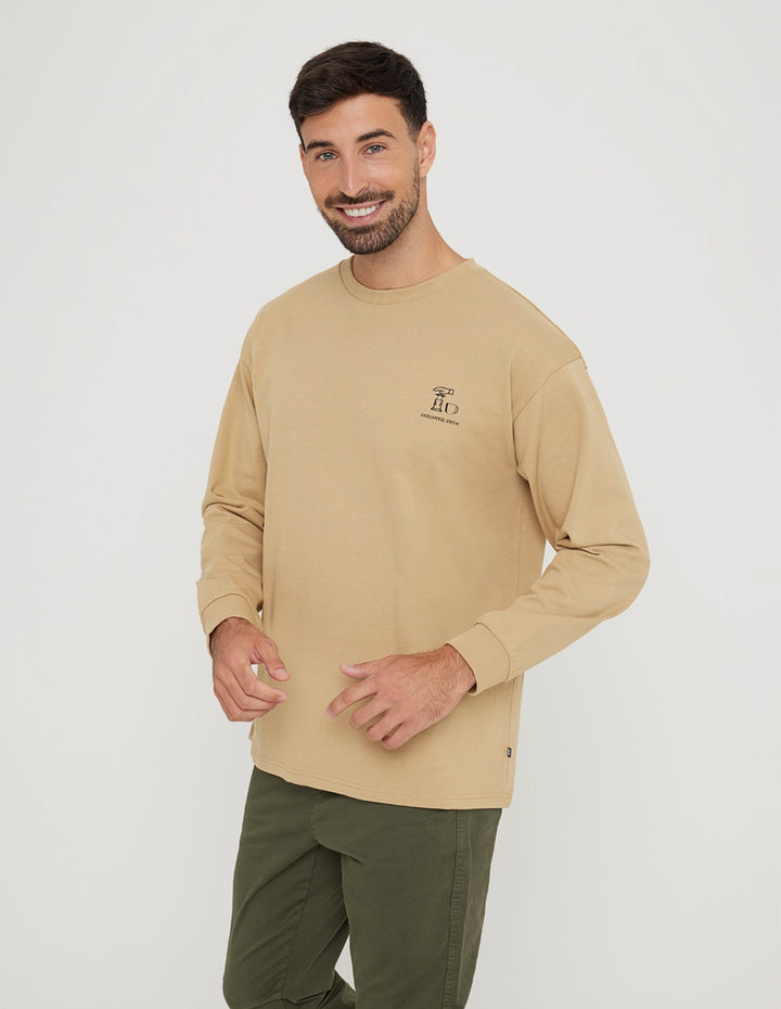 koala bay Sudadera sin Capucha con Estampado Marrón - Isalow Envío internacional gratuito