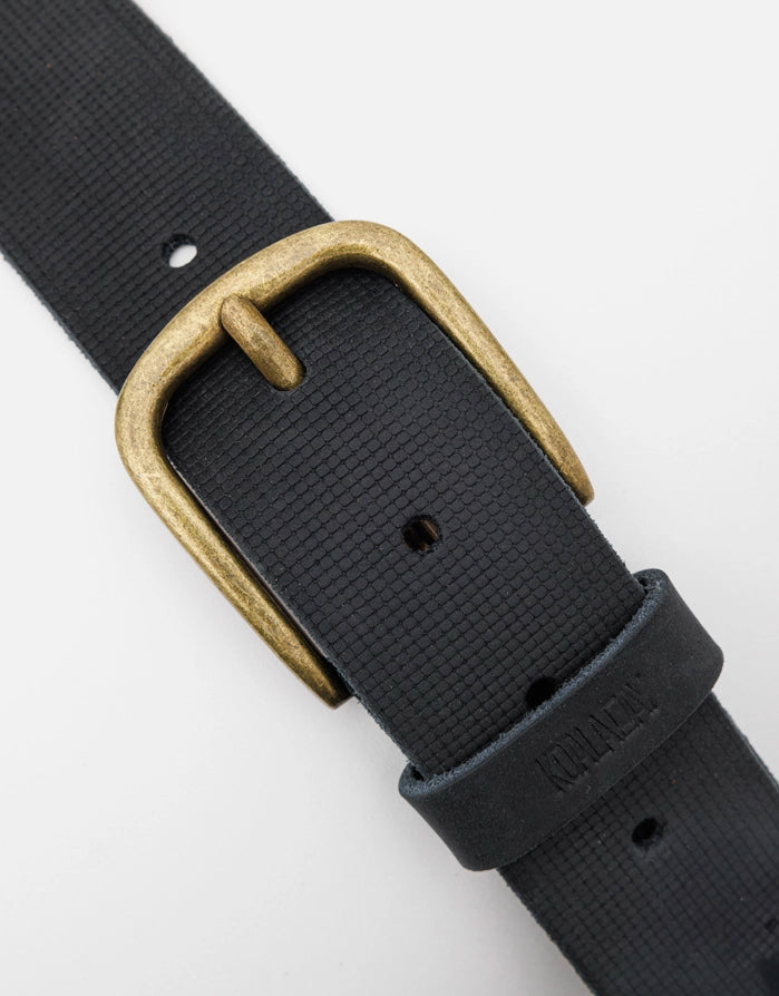 koala bay Cinturón Negro Piel Textura - Hugo Oferta exclusiva