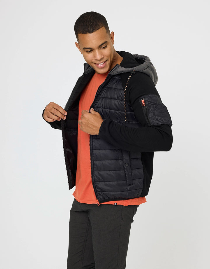 koala bay Chaqueta Plumas Negro - Richie Outlet online