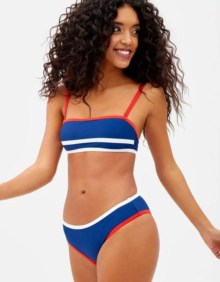 koala bay Top Bikini Azul Marino - Salak Rebajas de fin de temporada