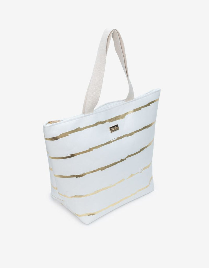 koala bay Bolso de Playa Algodón Oro - Rina Precio ultrabajo