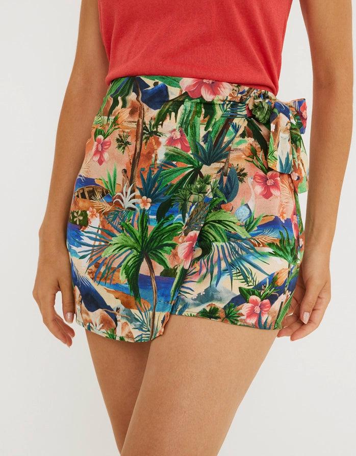 koala bay Falda Pantalón Multicolor - Ella Rebajas baratas