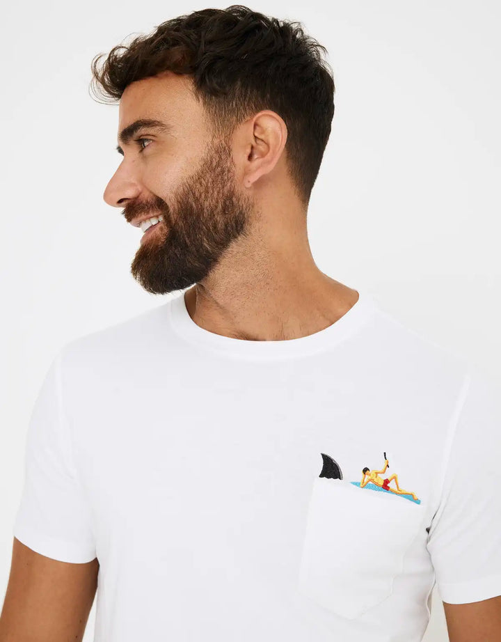 koala bay Camiseta Manga Corta Bordado Bolsillo - Barrol Oferta exclusiva