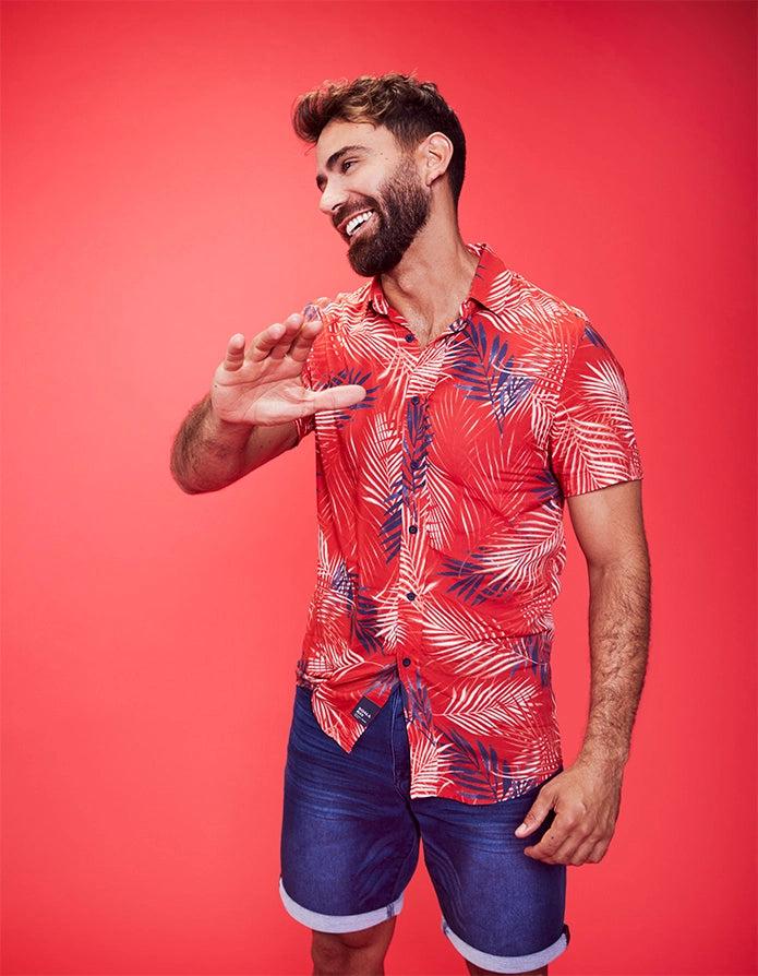 koala bay Camisa Manga Corta Tropical - Levin