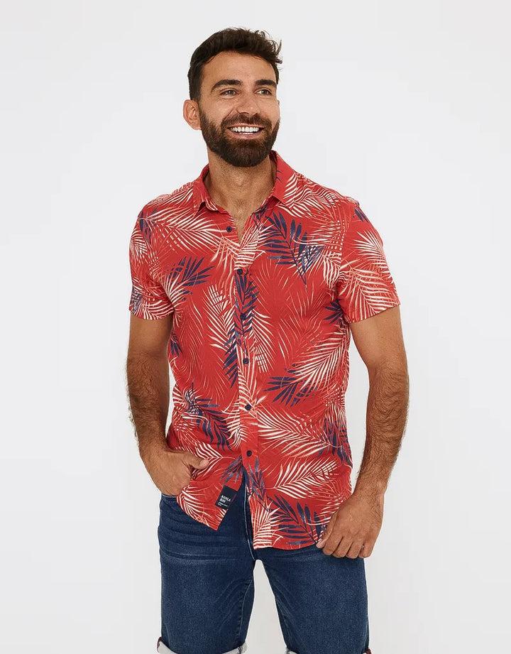 koala bay Camisa Manga Corta Tropical - Levin Ofertas especiales