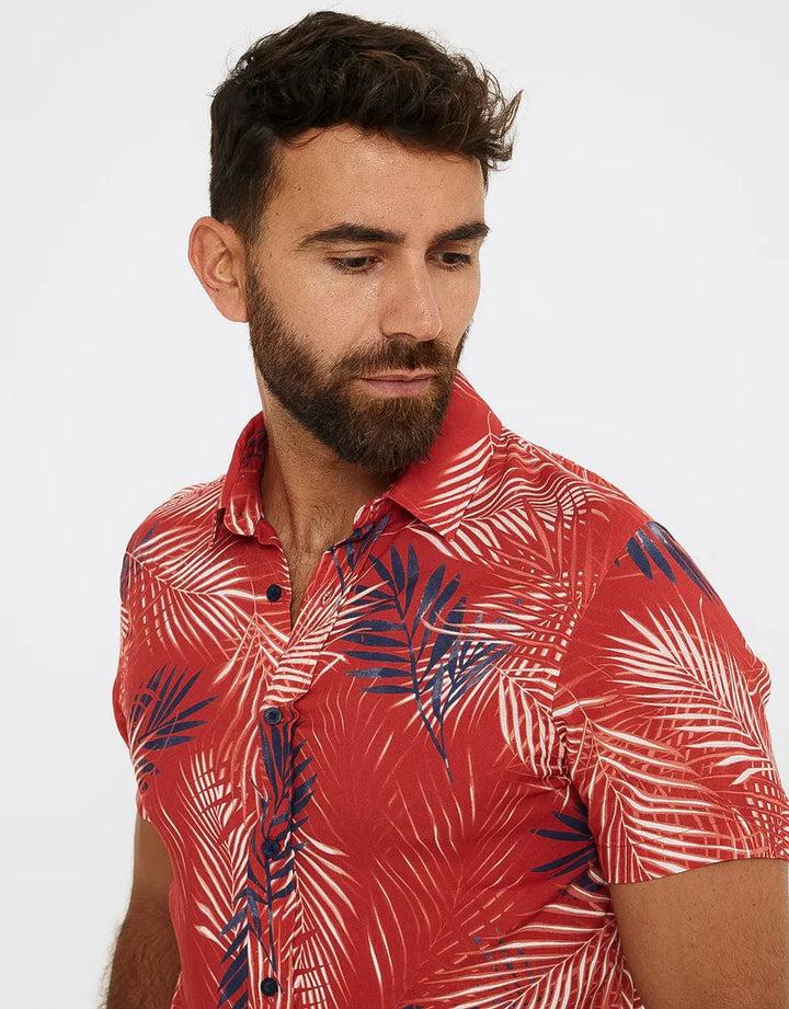 koala bay Camisa Manga Corta Tropical - Levin Ofertas especiales