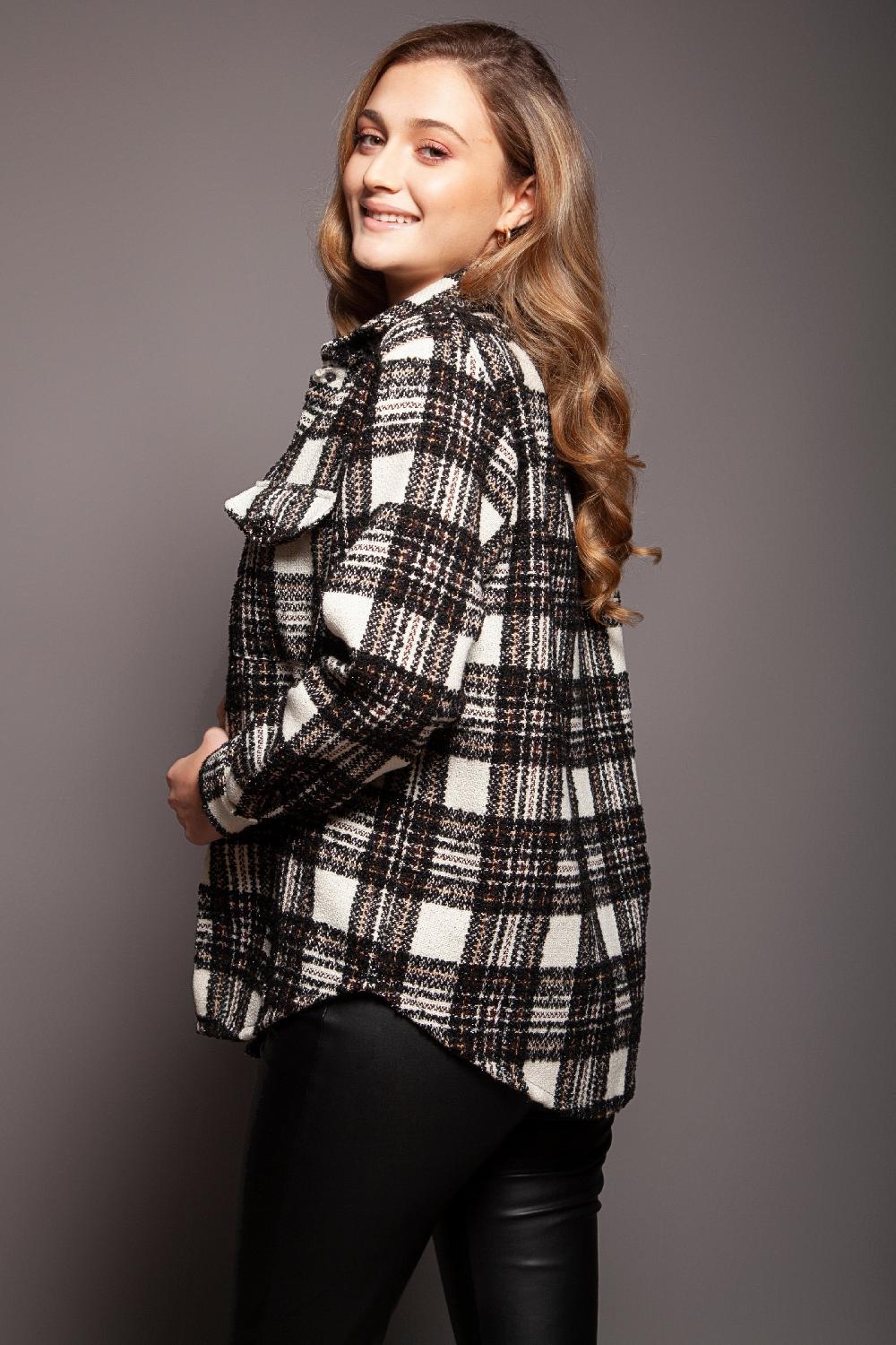 lolitas&l Chaqueta cuadros corte camisero Lolitas&L Gran oferta