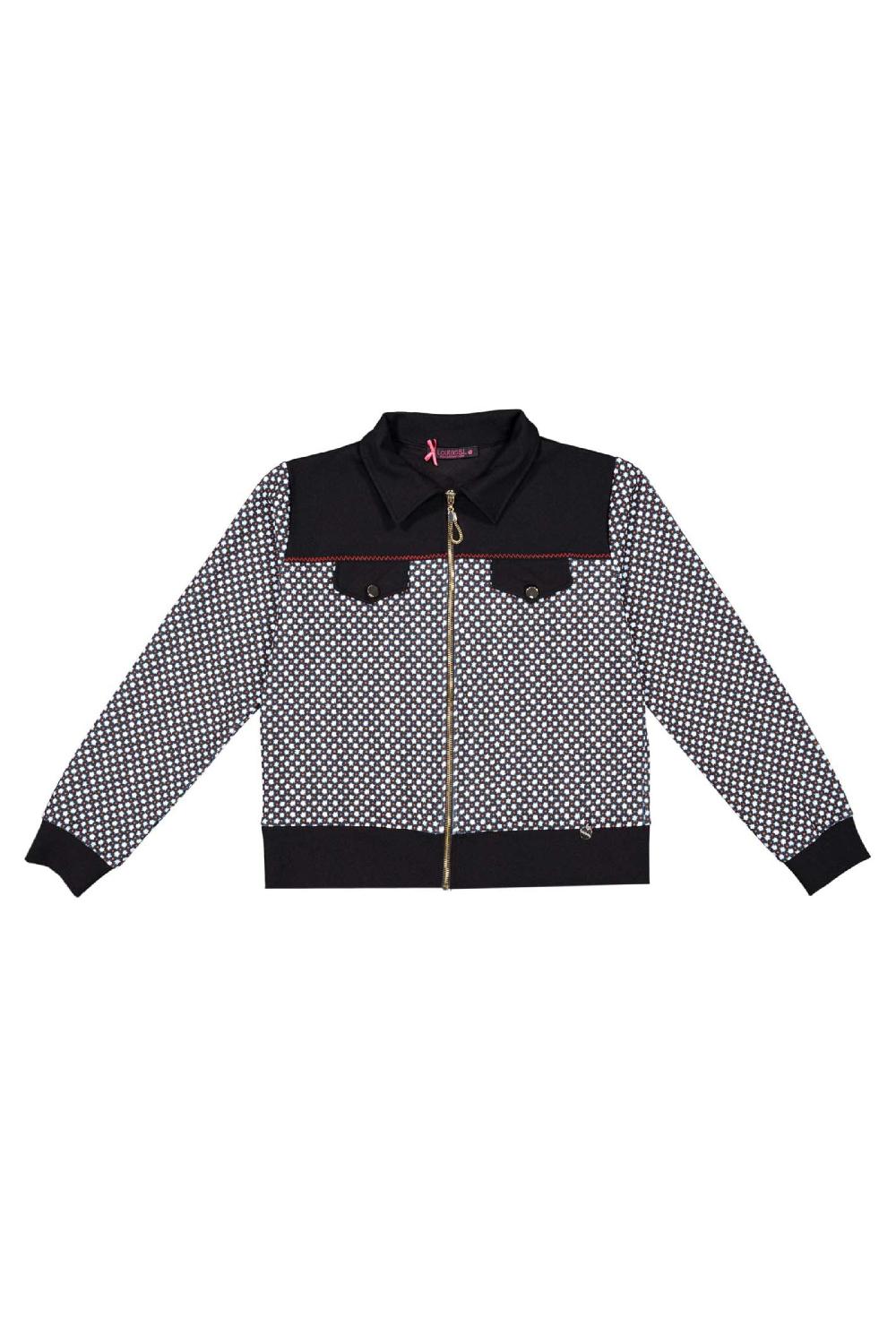 lolitas&l Chaqueta cremallera jaquard TILE con canesu Lolitas&L Rebajas baratas