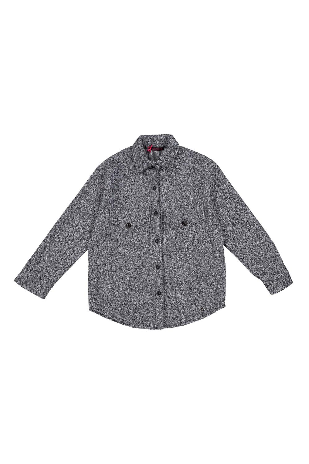 lolitas&l Chaqueta camisera gris borrego con bolsillos Lolitas&L Los más vendidos