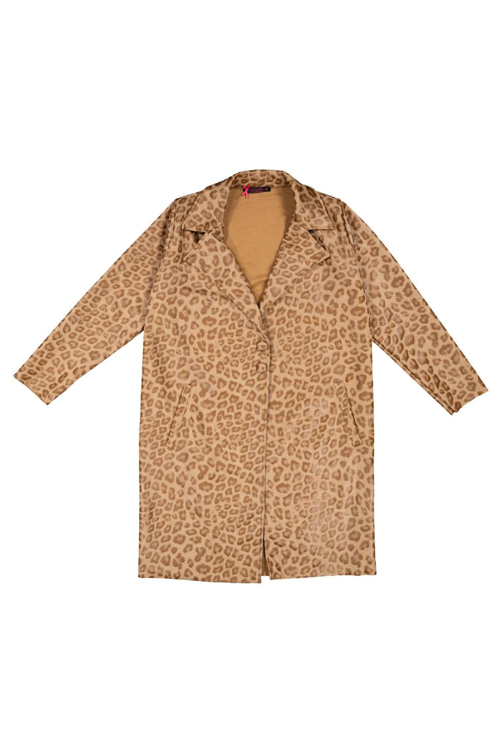 lolitas&l Chaqueta larga polipiel animal print Lolitas&L Ventas relámpago