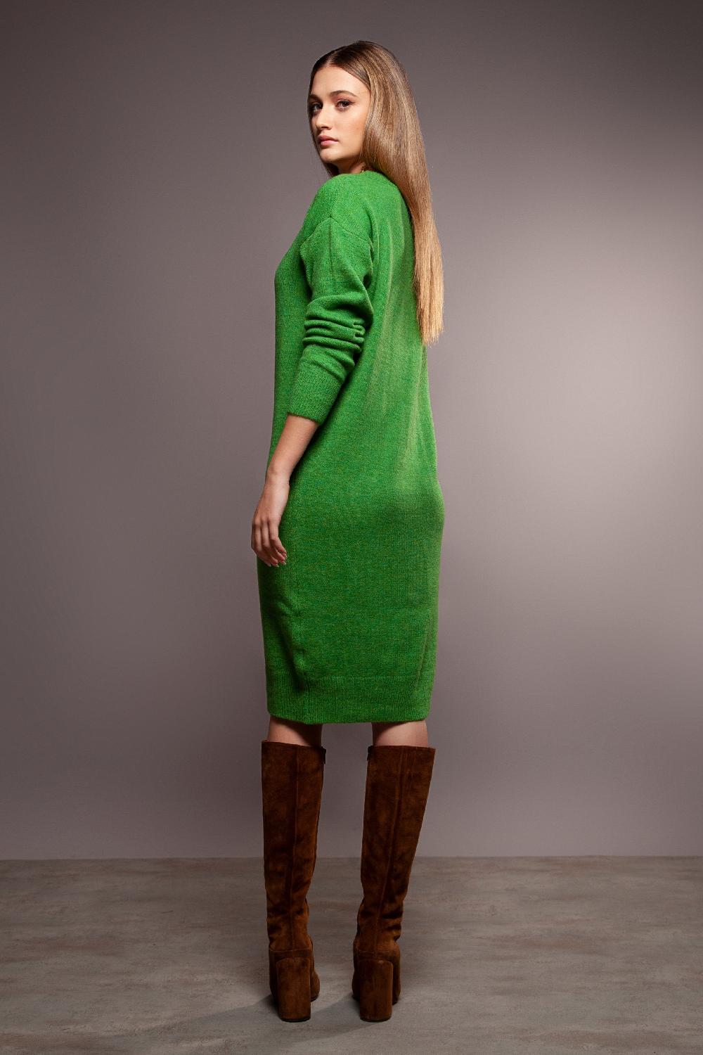 lolitas&l Vestido largo de punto verde manzana con elastico Lolitas&L Grandes ahorros