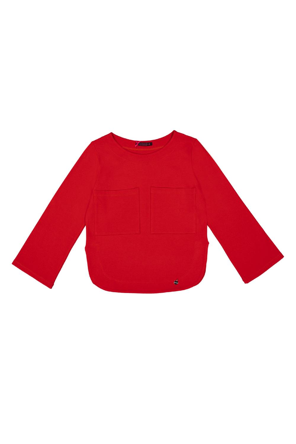lolitas&l Camiseta roja con bolsillos en el pecho Lolitas&L Gran oferta