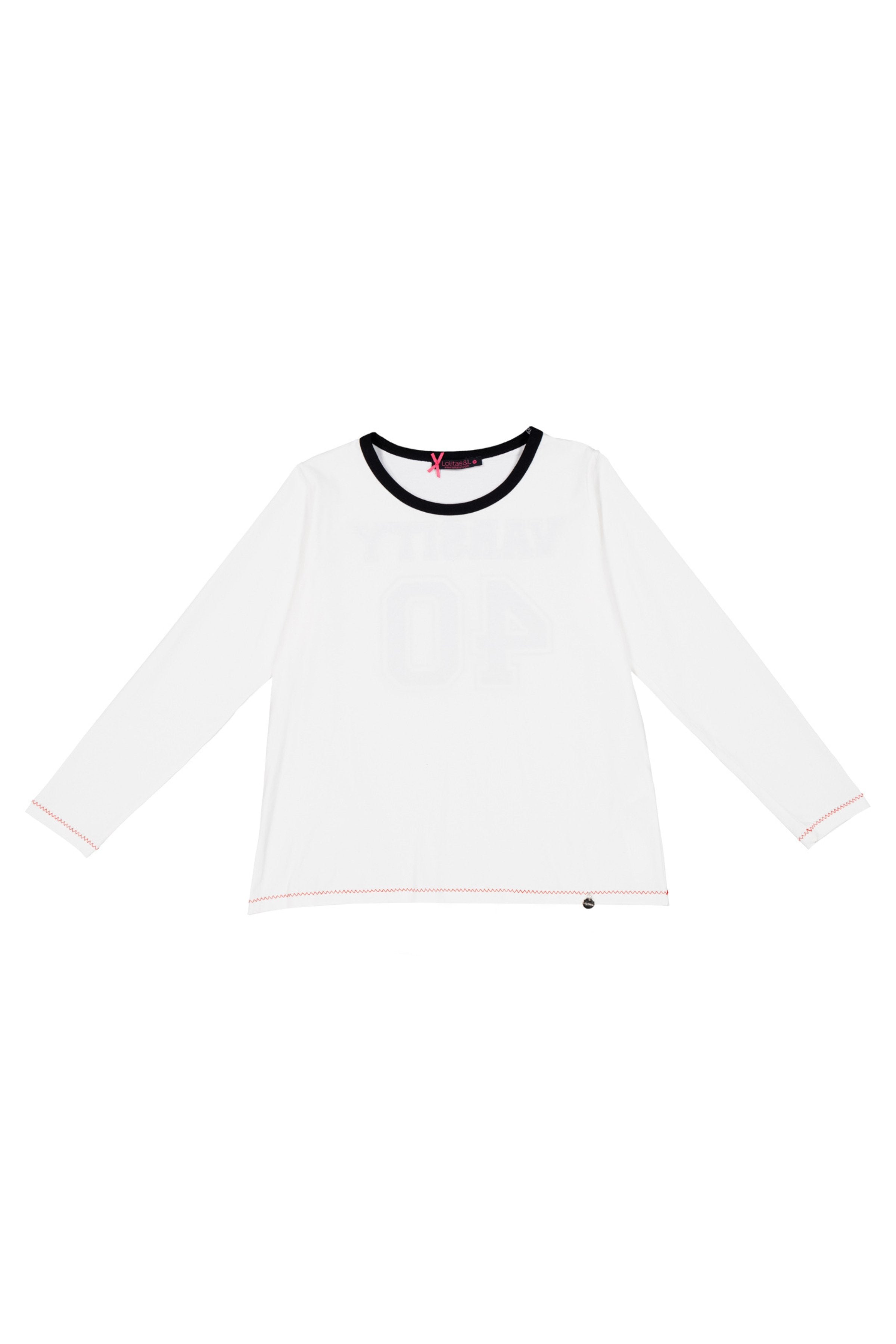 lolitas&l Camiseta blanca estampado VARSITY Lolitas&L Envío gratis