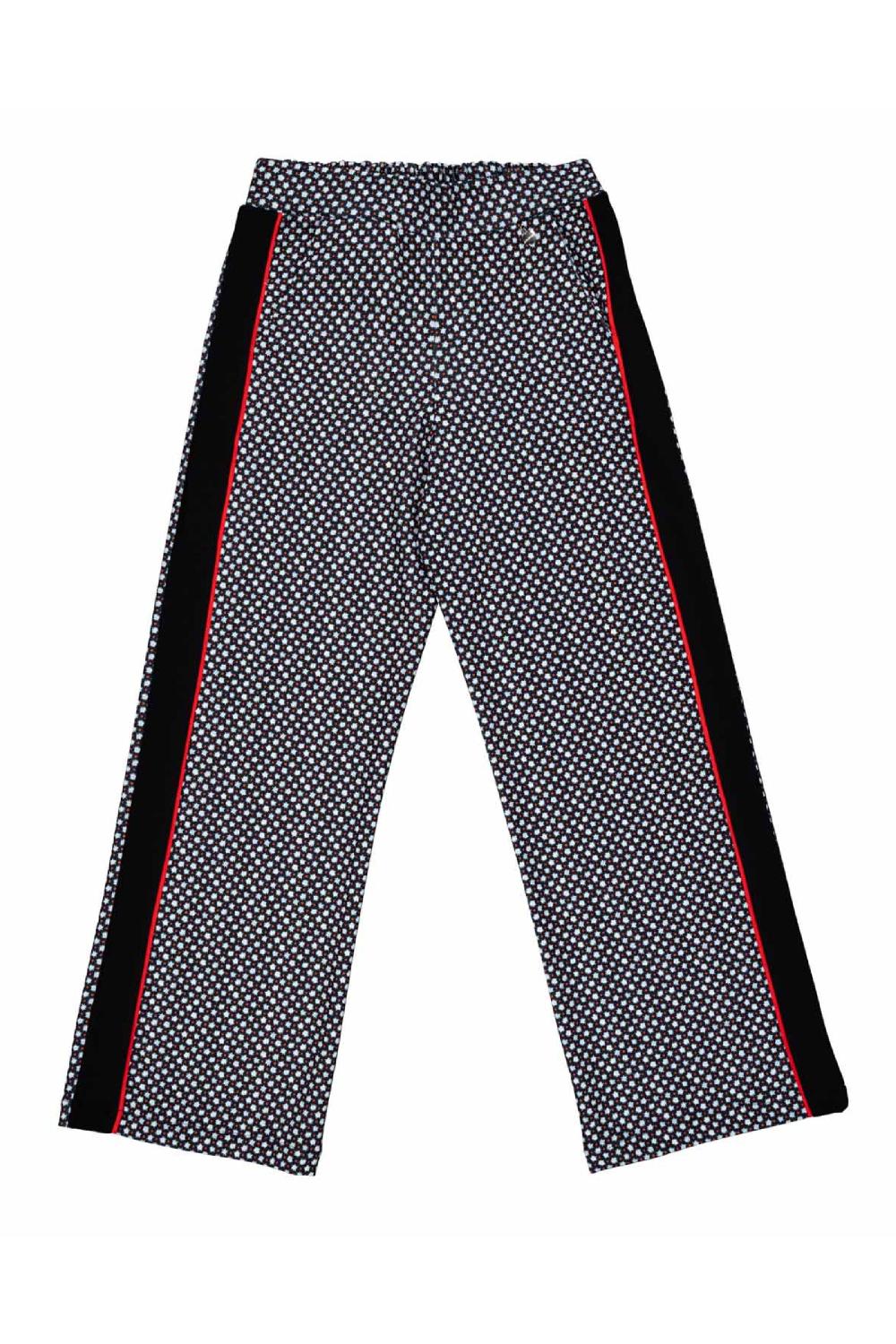 lolitas&l Pantalon recto estampado lunar con raya en el costado Lolitas&L Gran oferta