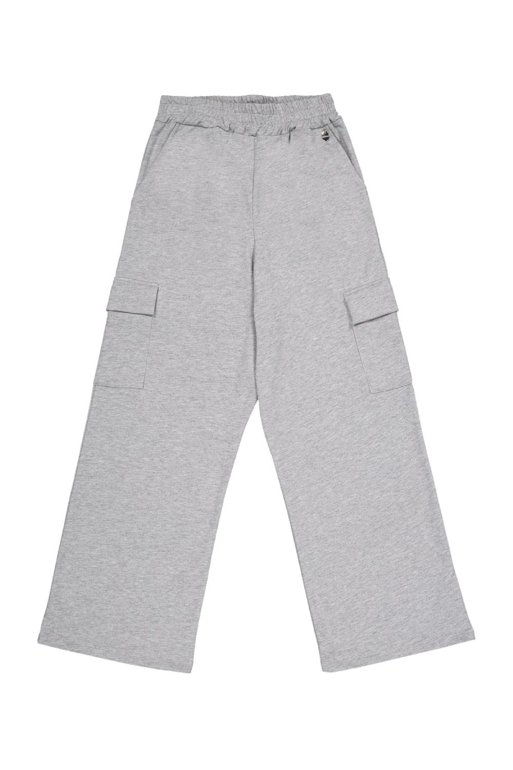 lolitas&l Pantalon gris algodon con bolsillos en el costado Lolitas&L Rebajas baratas
