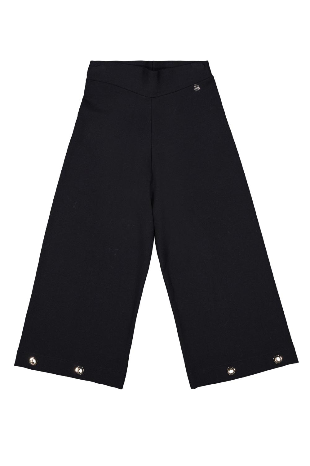 lolitas&l Pantalon negro tobillero detalle aros Lolitas&L Rebajas de fábrica